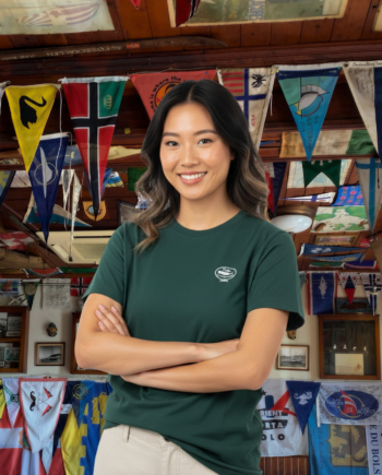 T-Shirt Bordada Frente & Verso Verde